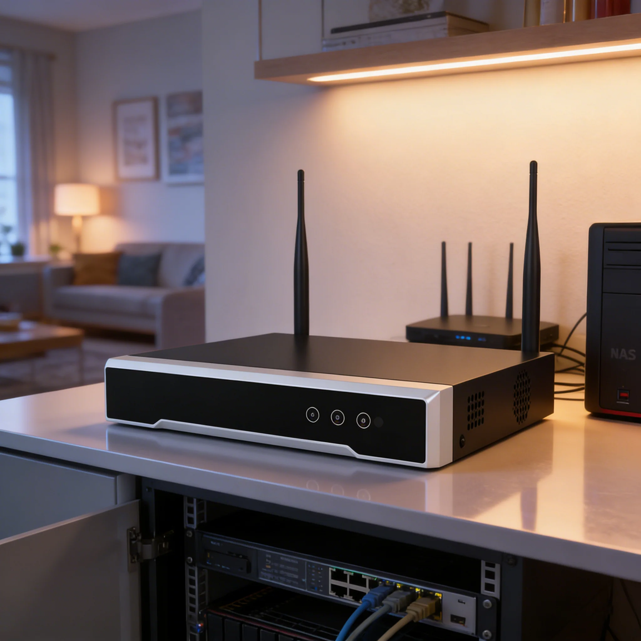 HIK DS-7104NI-K1/W/M 4-ch Mini 1U Wi-Fi NVR